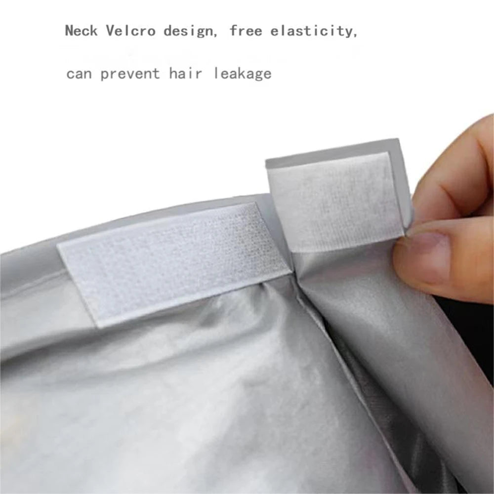 1pcs Barber Adult Haircut Cloak Foldable Dye Aprons Hair Cutting Hairdressing Cape Breathable Household Haircut Tool Capes Style