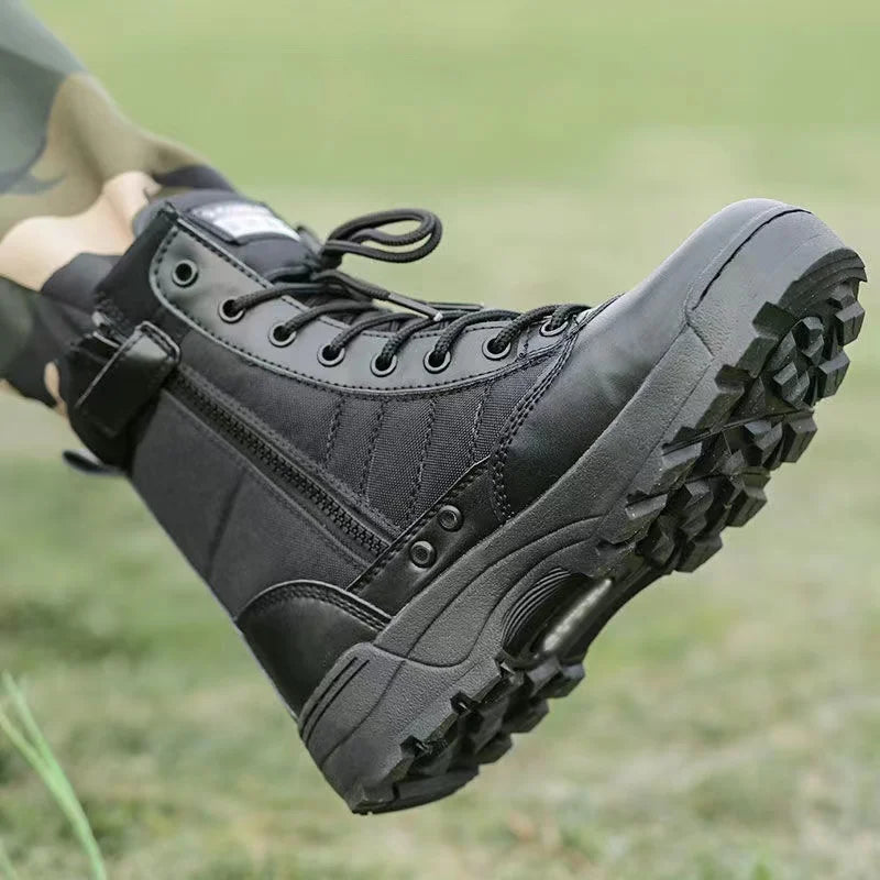 Winter men shoes Tactical Boots Men Boots Special Force Desert Combat Boot Outdoor Hiking Boot Men Work Safty Shoe