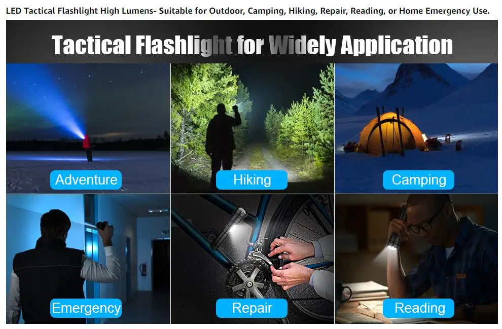 NightBlaze 2000 Tactical Flashlight