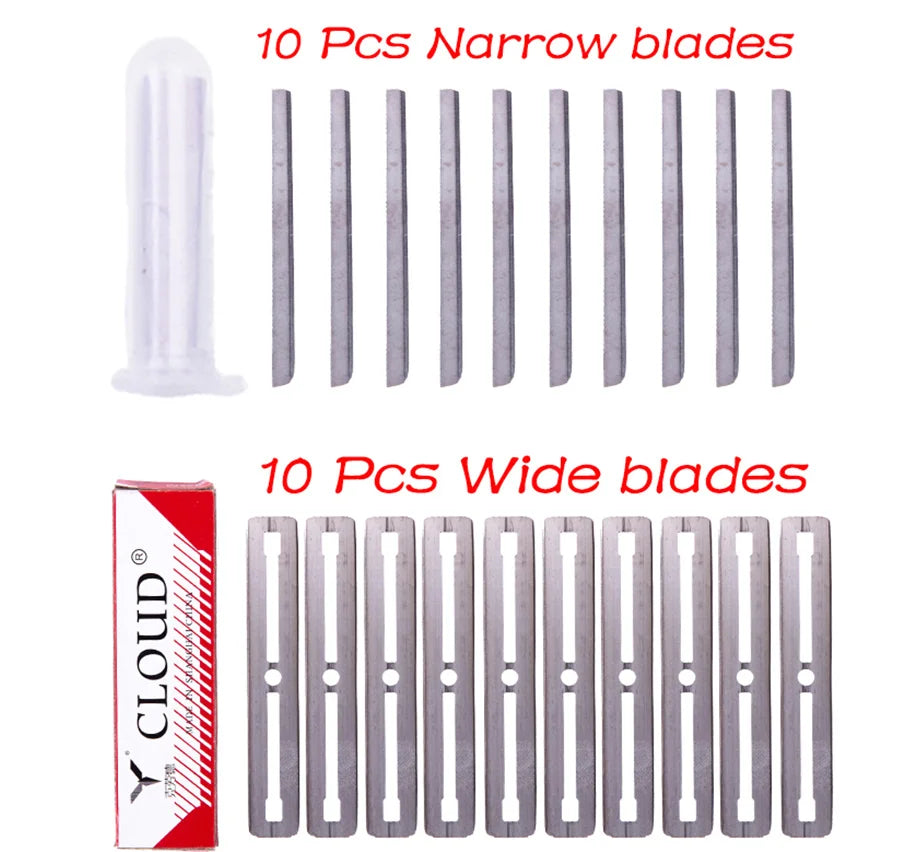 Hair Art Carving Pen Barber Tools Hairdressing Engraving Pen Hair Art Design Tattoo Eyebrow Trimmer Mustache Shaving Sharp Blade