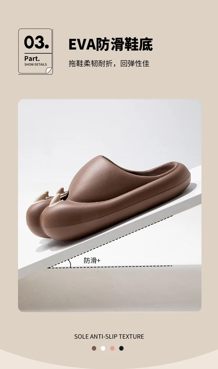 Cute Tiger Paw Slippers