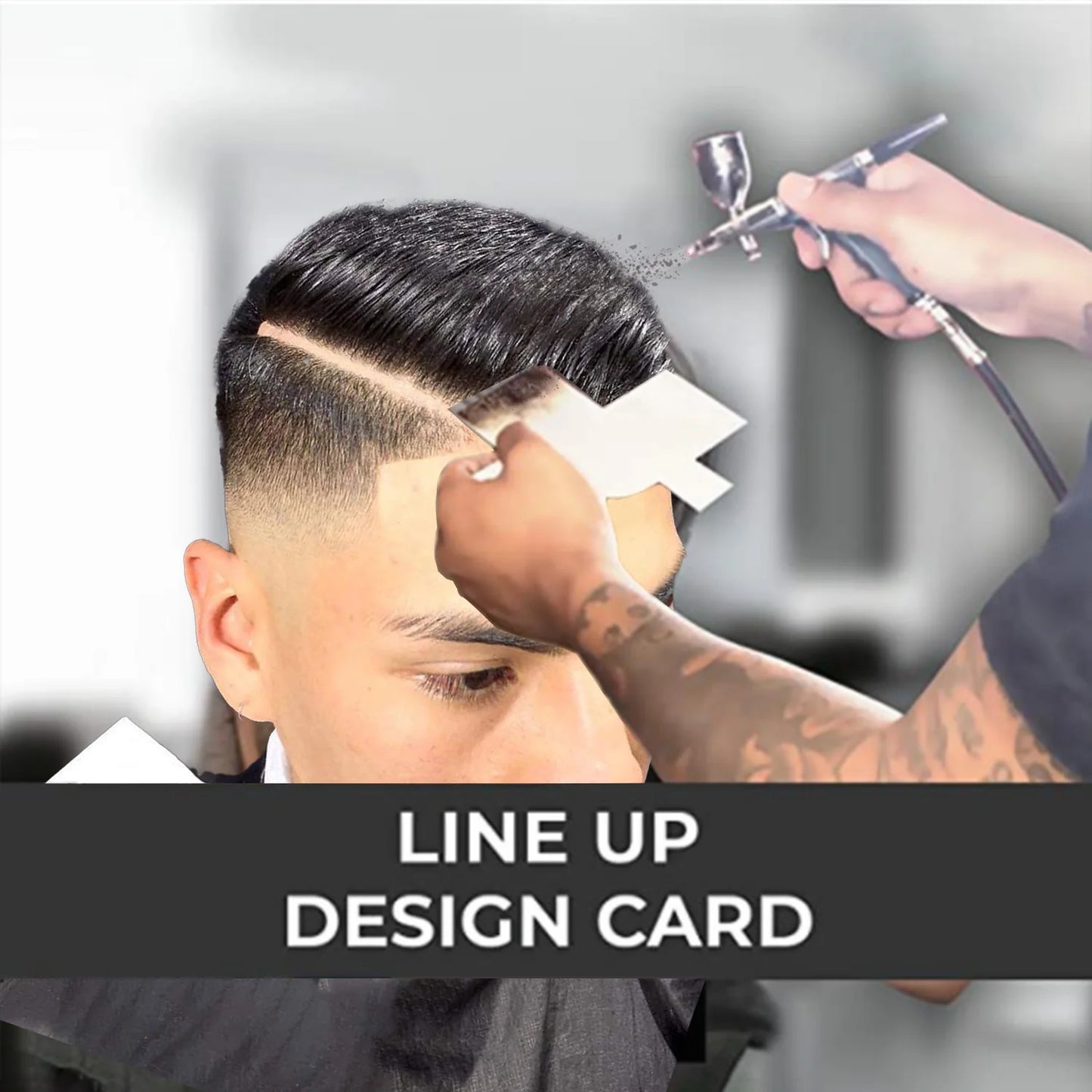 Hairline Enhancement Barber Accessories Beard Shaping Line up Card Lineup Guide Styling Edging Shape Up Tool Barber Multi-Use