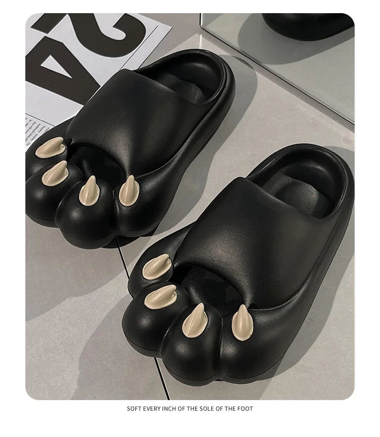 Cute Tiger Paw Slippers