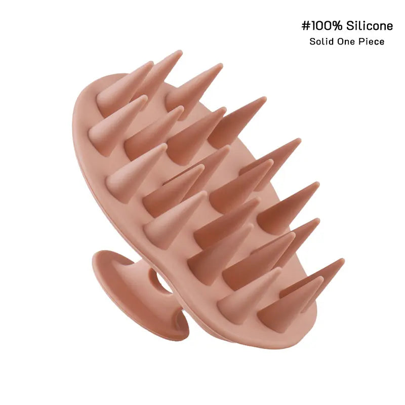 Hair Scalp Massager Brush Eco Friendly Hair Exfoliator Brush Wheat Straw Head Scrubber Silicone Scalp Massager Shampoo Brush