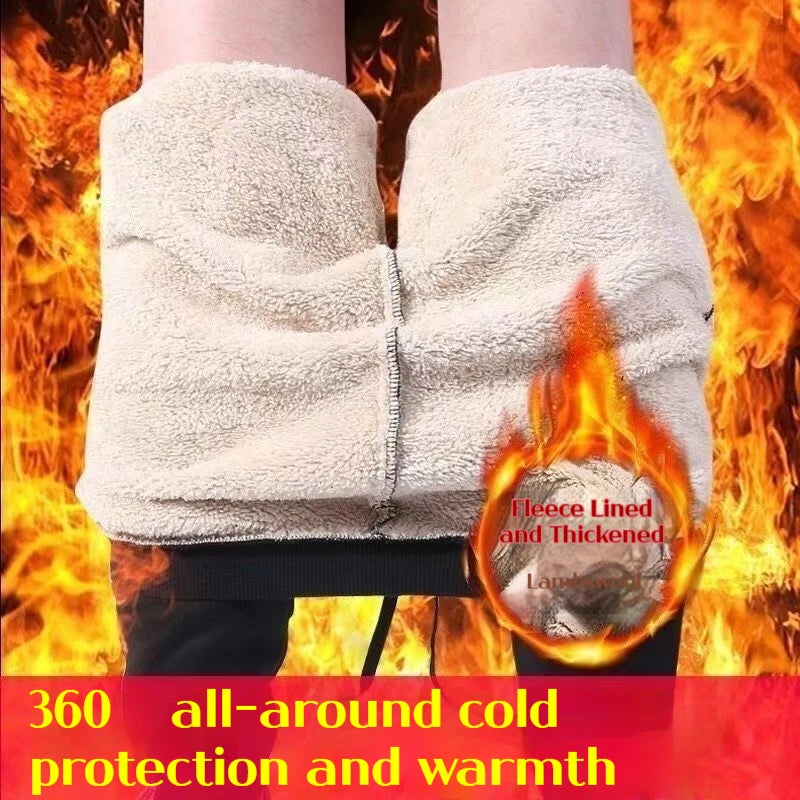 2-piece Set Winter Fleece Joggers Winter Thermal