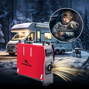 ROOMARK 5/8 KW Diesel Air Heater 12 V All in One Portable Parking Car Heater w/ LCD Monitor Remote Control for Truck RV Trailer