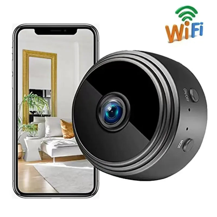 "VisionGuard A9: Smart WiFi Mini Security Cam"