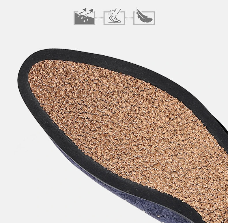 Luxury Men Dress Shoes Suede Men Casual Shoes Elegant Comfortable Loafers Designer Business Leather Shoes for Men Zapatos Hombre