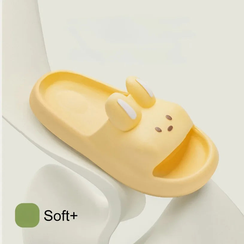 House Slipper Women Rabbit Cute Cloud Sandals Summer Flip Flops Beach Slides Home Casual Room Shoes Men Male Flat Female Eva