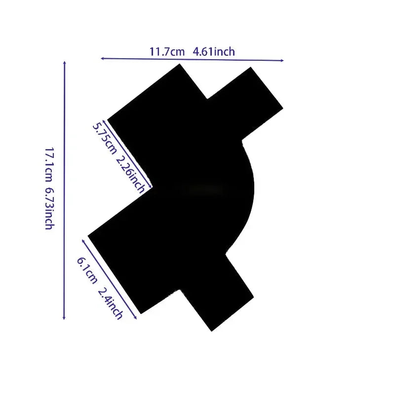 Hairline Enhancement Barber Accessories Beard Shaping Line up Card Lineup Guide Styling Edging Shape Up Tool Barber Multi-Use