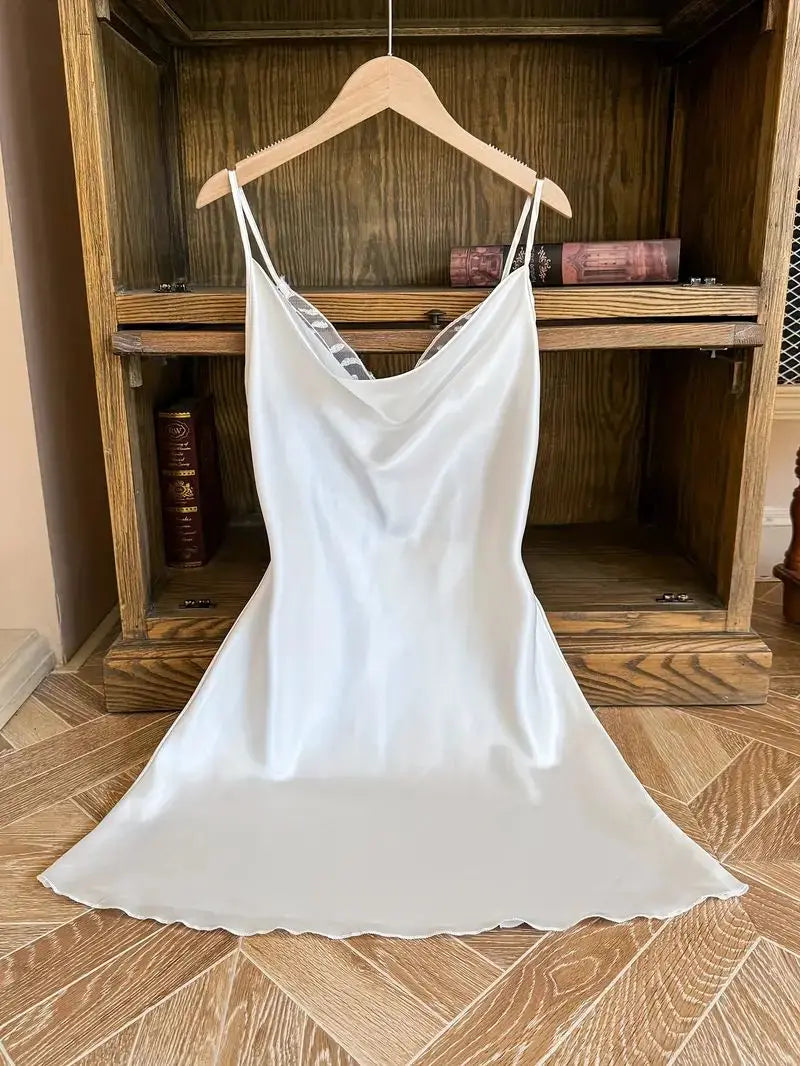 MagicKnot Mini Dress: Elegant Satin Disney Minnie & Mickey Party Dress"