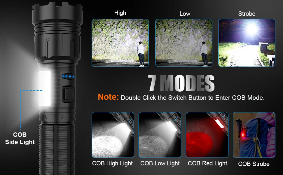 NightBlaze 2000 Tactical Flashlight