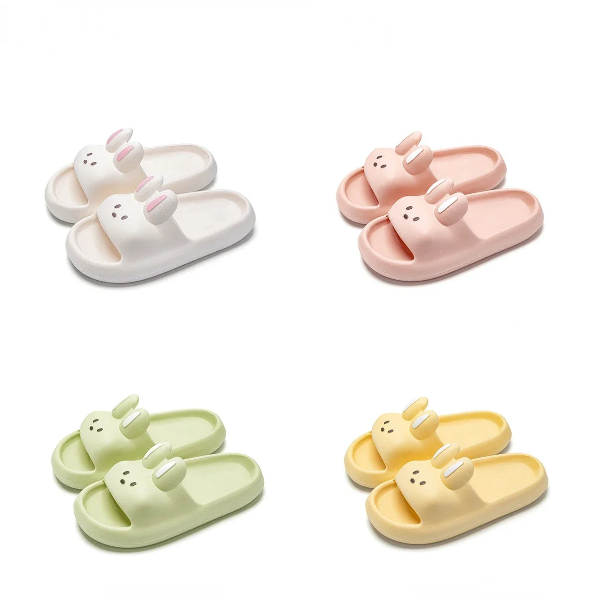 House Slipper Women Rabbit Cute Cloud Sandals Summer Flip Flops Beach Slides Home Casual Room Shoes Men Male Flat Female Eva
