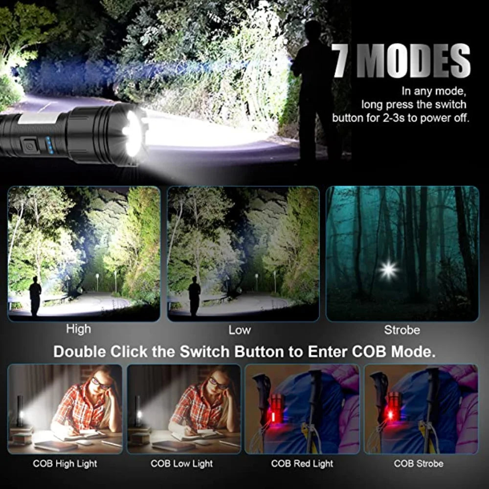 NightBlaze 2000 Tactical Flashlight