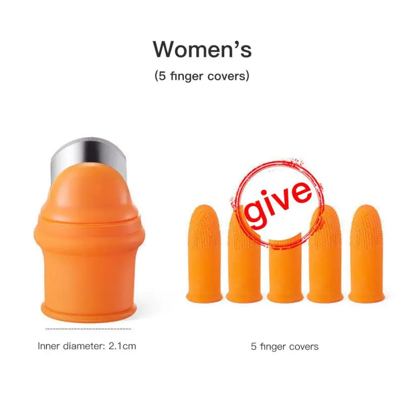 Silicone Thumb Knife Finger Protector Vegetable Harvesting Knife Plant Blade Scissors Cutting Rings Garden Gloves Kitchen Tools