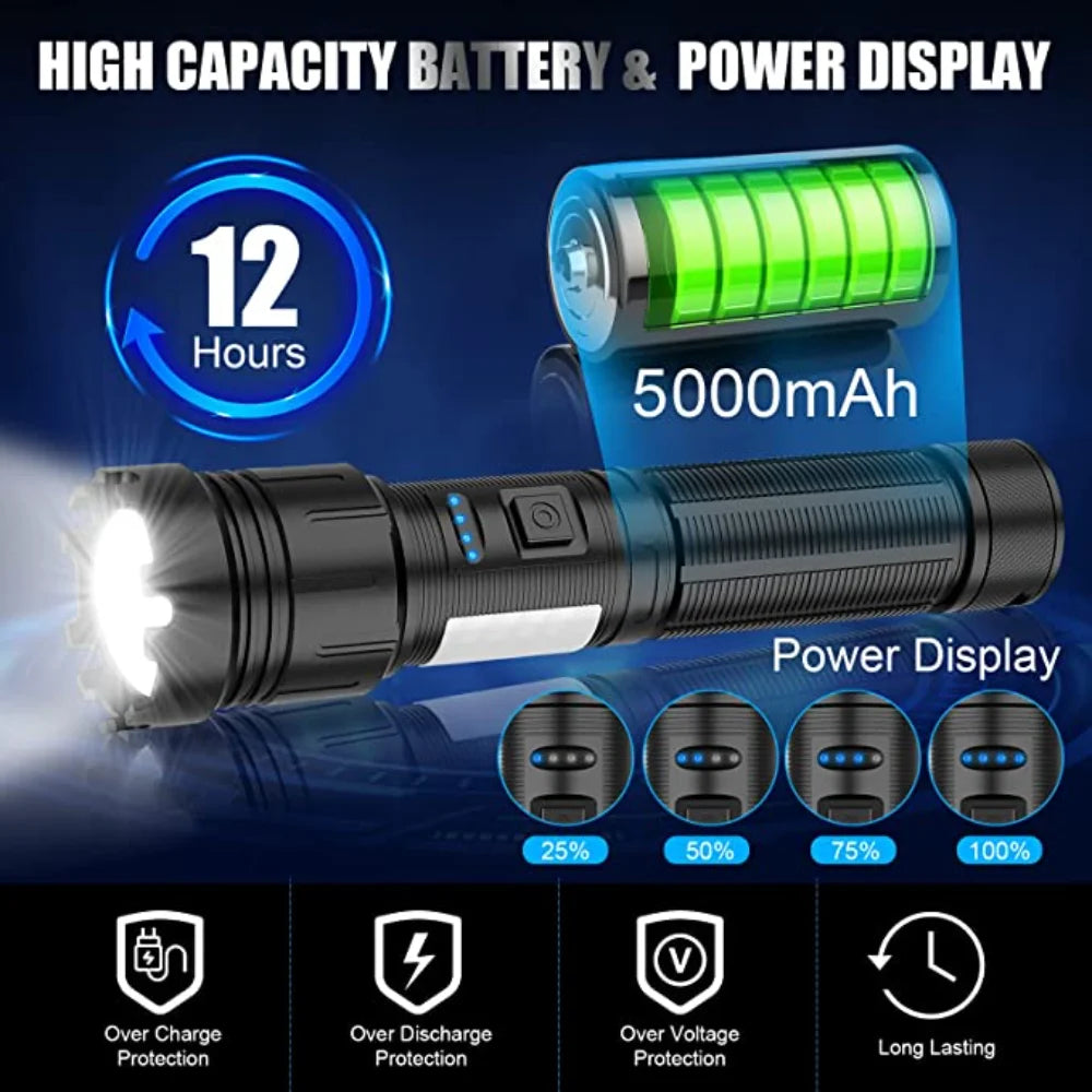 NightBlaze 2000 Tactical Flashlight