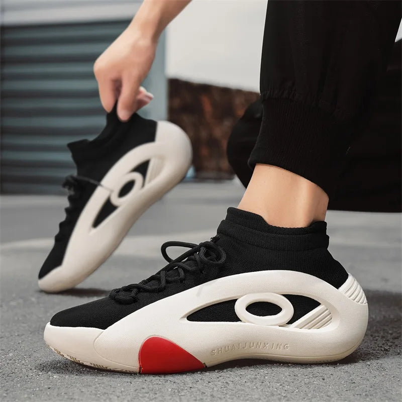 Original Fashion Sneakers Men Women Socks Shoes Designer Casual Sports Shoes Men Streetwear Platform Men's Basketball Shoes 2025
