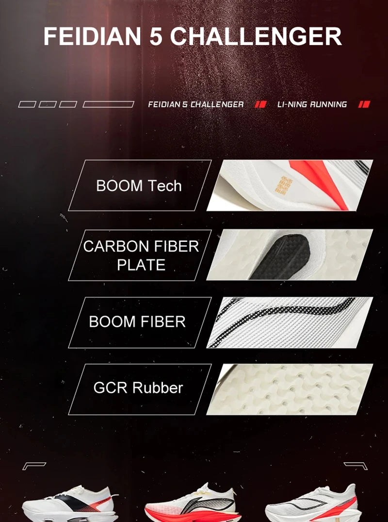 Li-Ning M CHALLENGER Racing Running Shoes SUPER BOOM