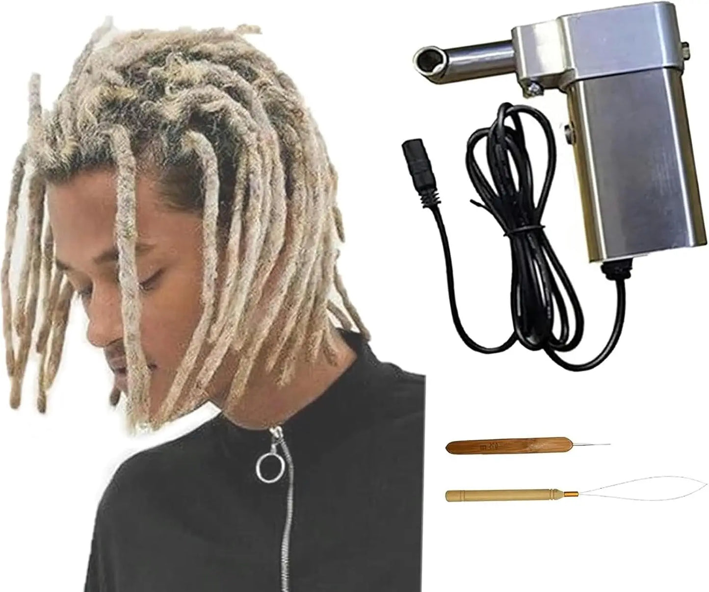 Dreadlock Machine, Automatic Dreadlock Machine, Handheld Portable Dreadlock Maker, DIY Dreadlocks Braiding Hair Extensions