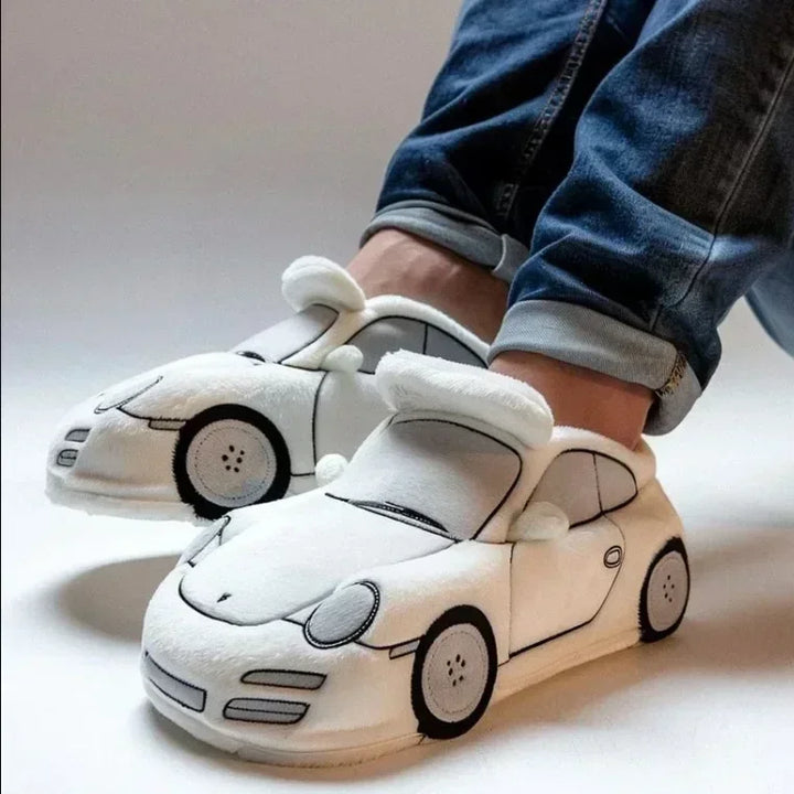 2025 New Applicable to Porsche plush slippers Racing plush slippers for BMW Porsche Racing Valentine's Day Gifts