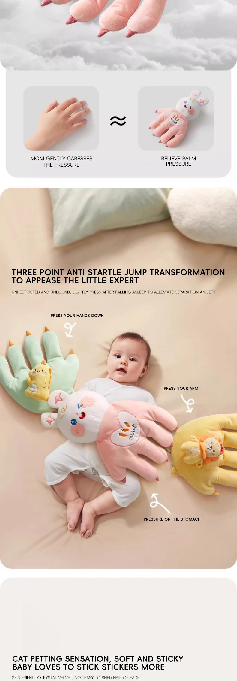 Calmi Hand Infant Pillow