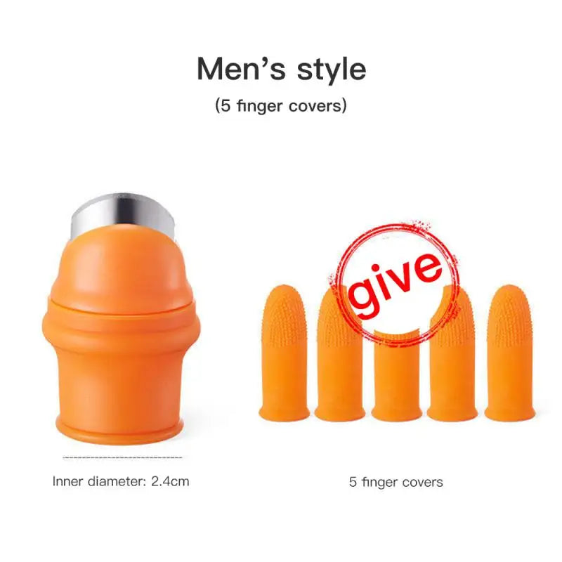 Silicone Thumb Knife Finger Protector Vegetable Harvesting Knife Plant Blade Scissors Cutting Rings Garden Gloves Kitchen Tools