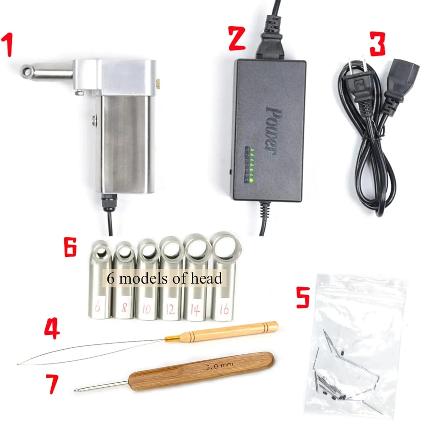 Dreadlock Machine, Automatic Dreadlock Machine, Handheld Portable Dreadlock Maker, DIY Dreadlocks Braiding Hair Extensions