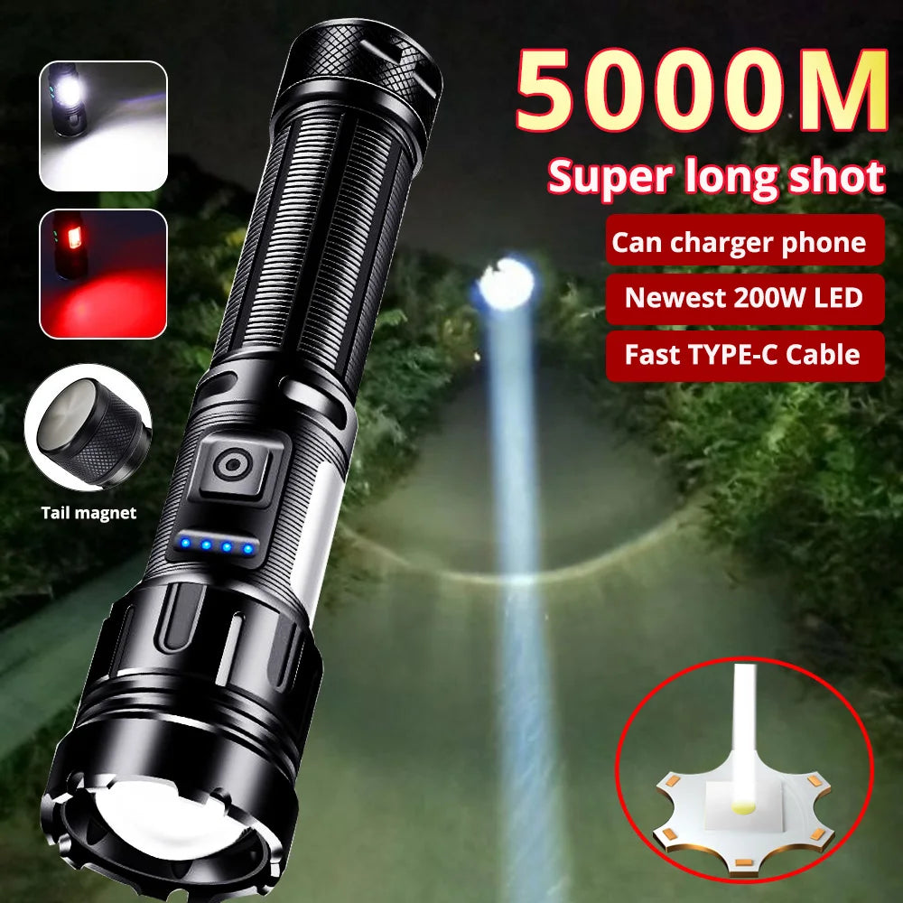 NightBlaze 2000 Tactical Flashlight
