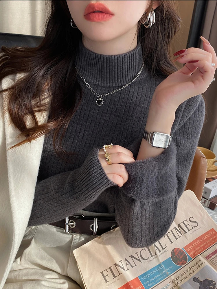 💎 VelvetGlow Retro Pullover