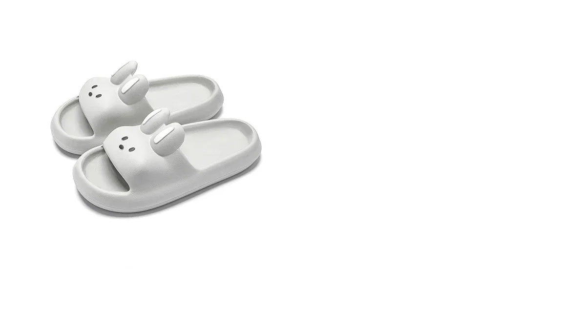 House Slipper Women Rabbit Cute Cloud Sandals Summer Flip Flops Beach Slides Home Casual Room Shoes Men Male Flat Female Eva