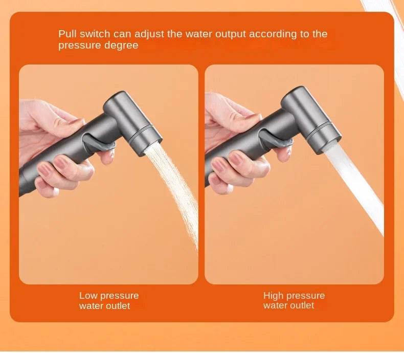 Hygienic Shower for Bathroom Toilet Bidet Shower Head Double Outlet Angle Valve of Bathroom Accessories Bidet Toilet Seat