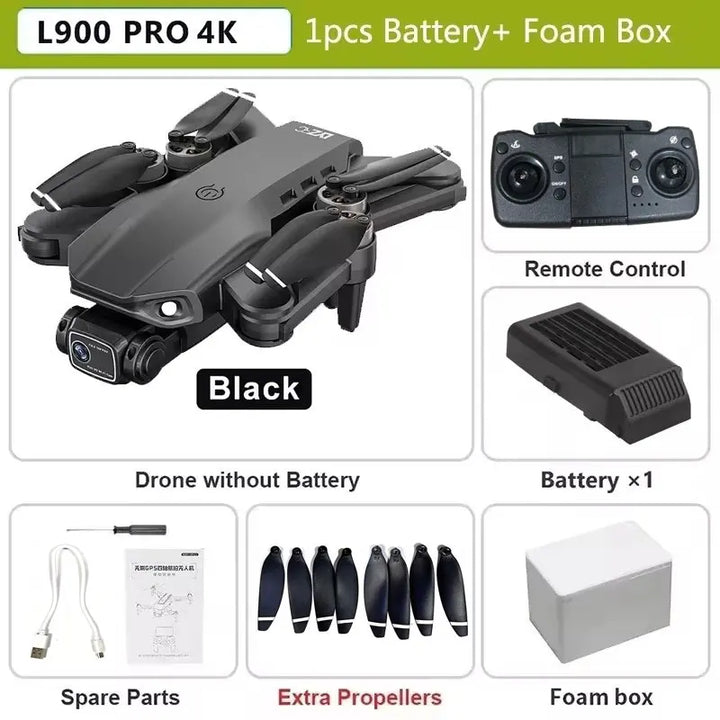 "SkyVision L900 Pro: 4K GPS Drone with Dual Camera & 5G WiFi"