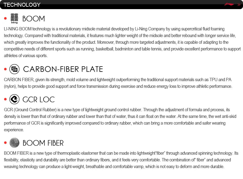 Li-Ning M CHALLENGER Racing Running Shoes SUPER BOOM