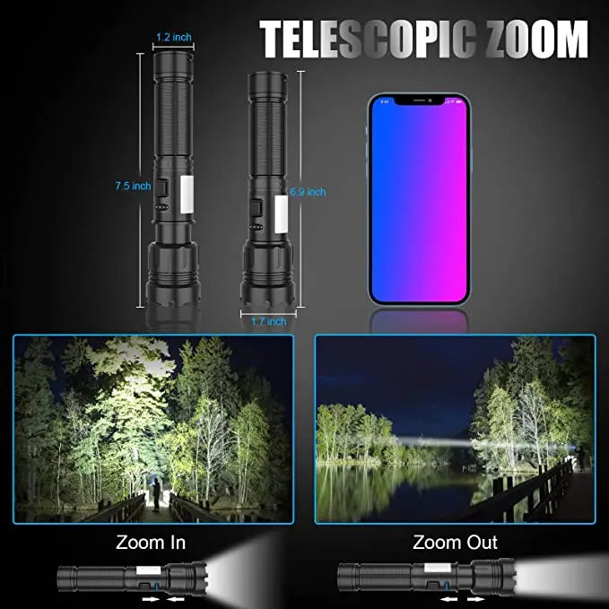 NightBlaze 2000 Tactical Flashlight