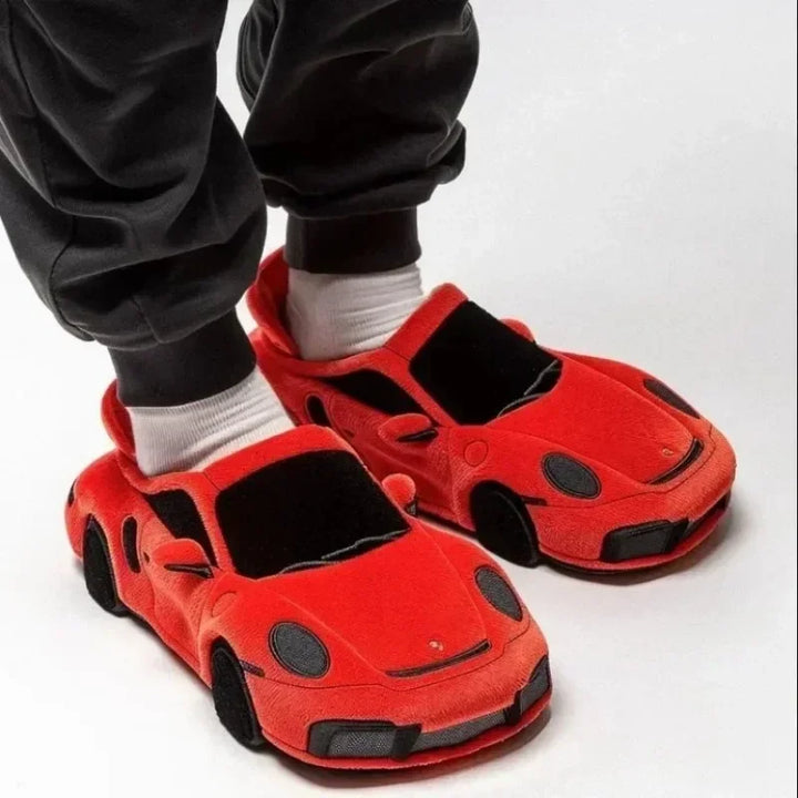 2025 New Applicable to Porsche plush slippers Racing plush slippers for BMW Porsche Racing Valentine's Day Gifts