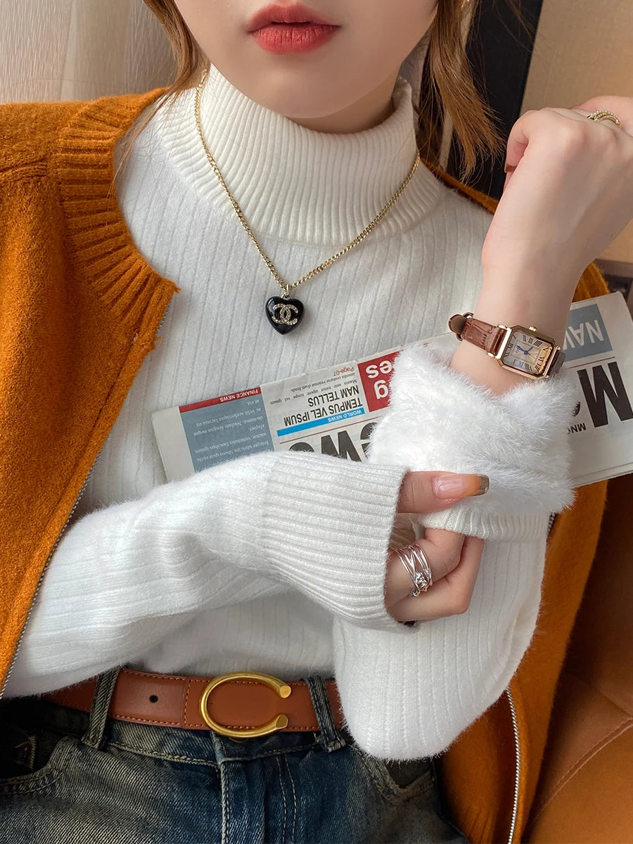 💎 VelvetGlow Retro Pullover