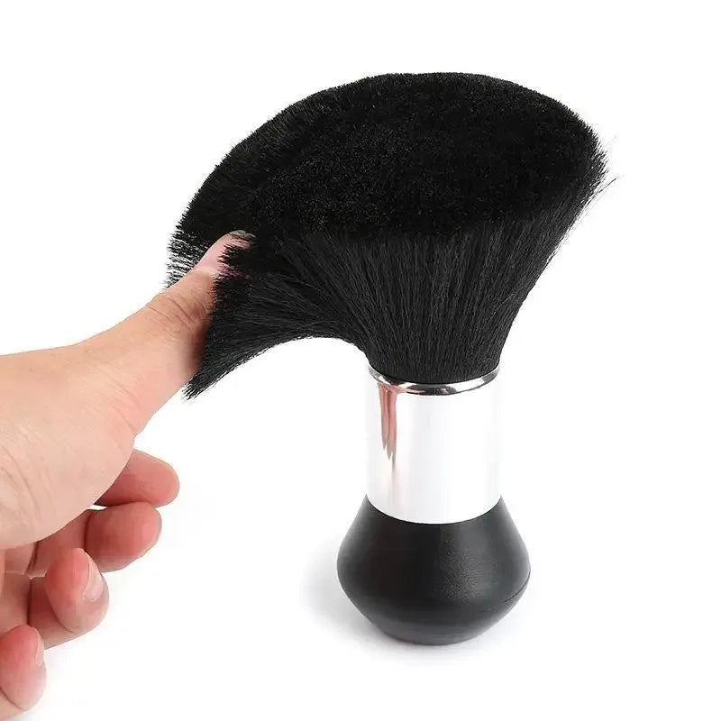 High Quality Black Hairdressing Wipe Neck Hair Cleaning Duster Hair Cutting Brush For Barbershop Hair Cut Brush Accessories