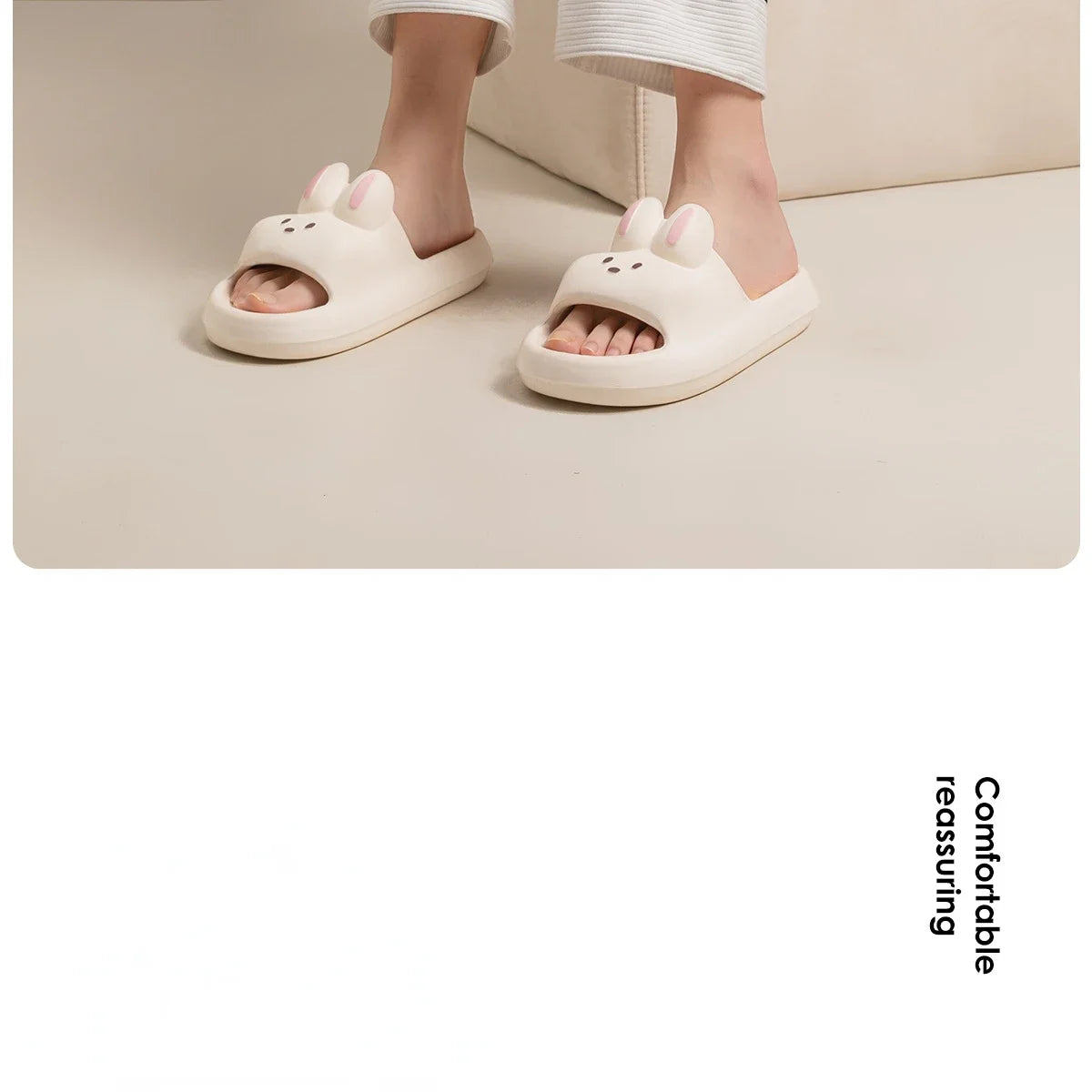 House Slipper Women Rabbit Cute Cloud Sandals Summer Flip Flops Beach Slides Home Casual Room Shoes Men Male Flat Female Eva