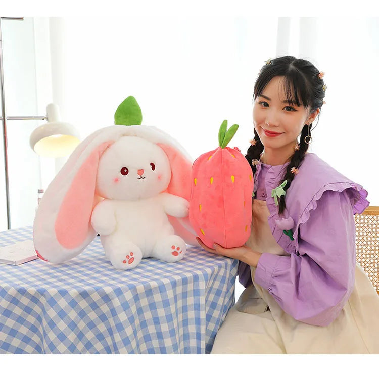 BerryBun Plush – The Sweetest Hug Ever! 🐰🍓