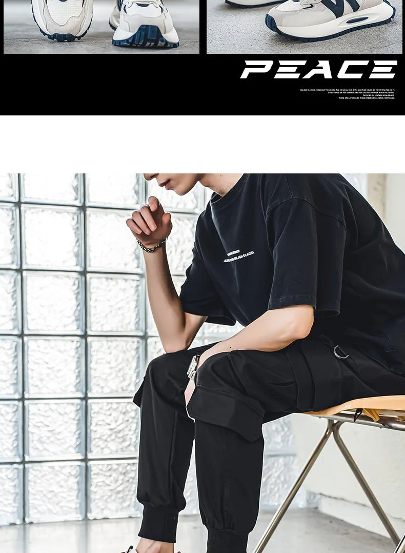 Fashion brand tenis men casual faux leather sneakers male wedged shoes 2025 spring summer breathable trainers man  gym run shoes