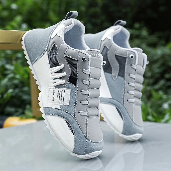 Fashion brand tenis men casual faux leather sneakers male wedged shoes 2025 spring summer breathable trainers man  gym run shoes