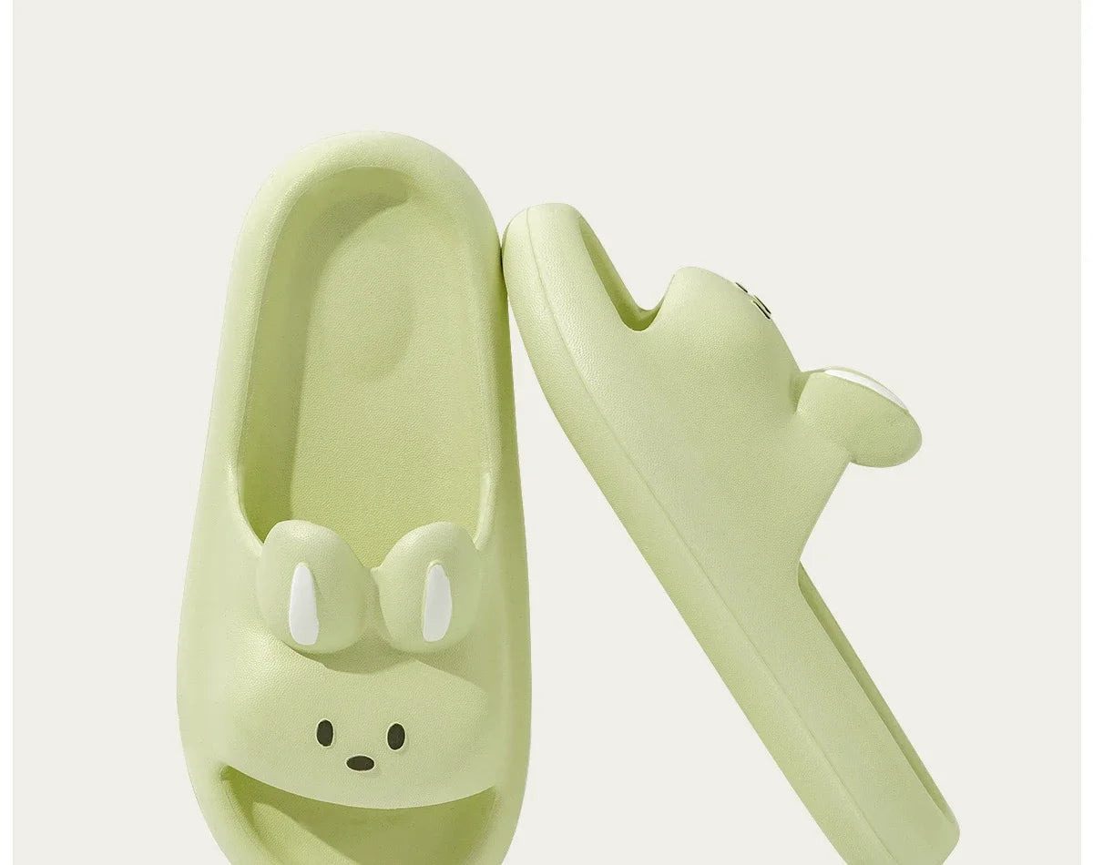 House Slipper Women Rabbit Cute Cloud Sandals Summer Flip Flops Beach Slides Home Casual Room Shoes Men Male Flat Female Eva