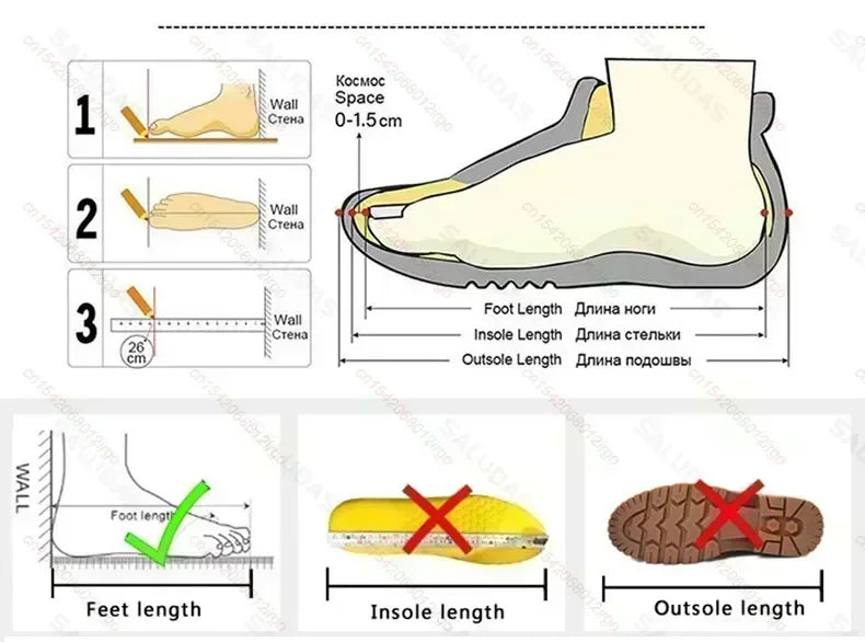 SALUDAS Original ORA Casual Sneakers Men and Women Soft-Soled Half-Slipper Slip-On Loafers Outdoor Thick-Soled Walking Shoes