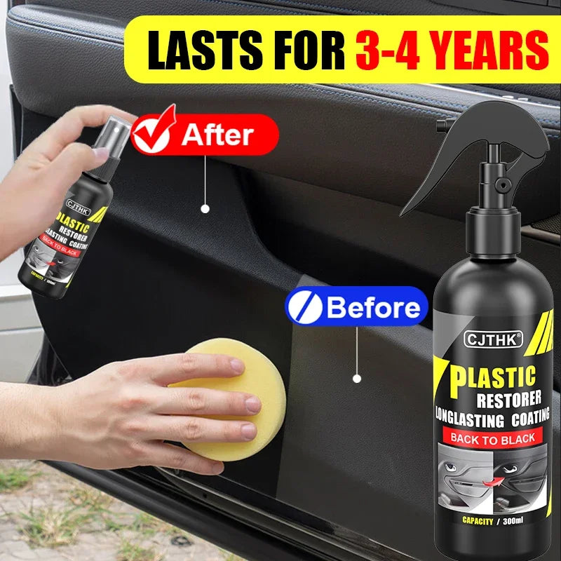Car Plastic Restorer Back To Black Gloss Plastic Renovator
