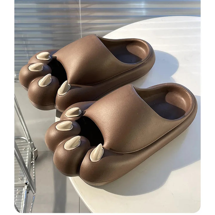 Cute Tiger Paw Slippers