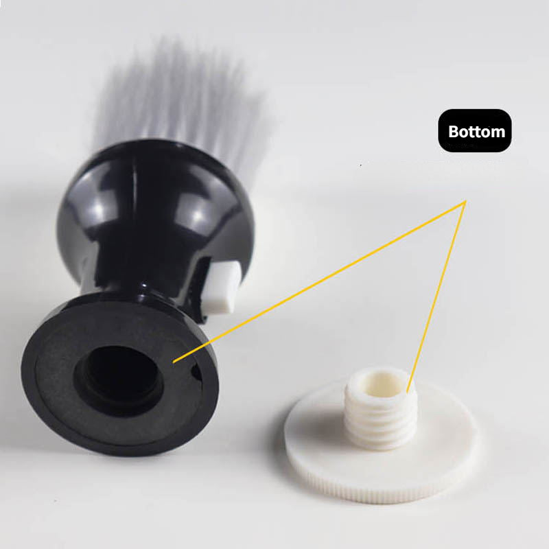 High Quality Black Hairdressing Wipe Neck Hair Cleaning Duster Hair Cutting Brush For Barbershop Hair Cut Brush Accessories