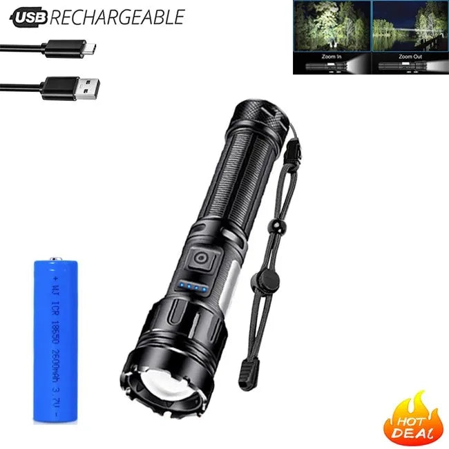 NightBlaze 2000 Tactical Flashlight