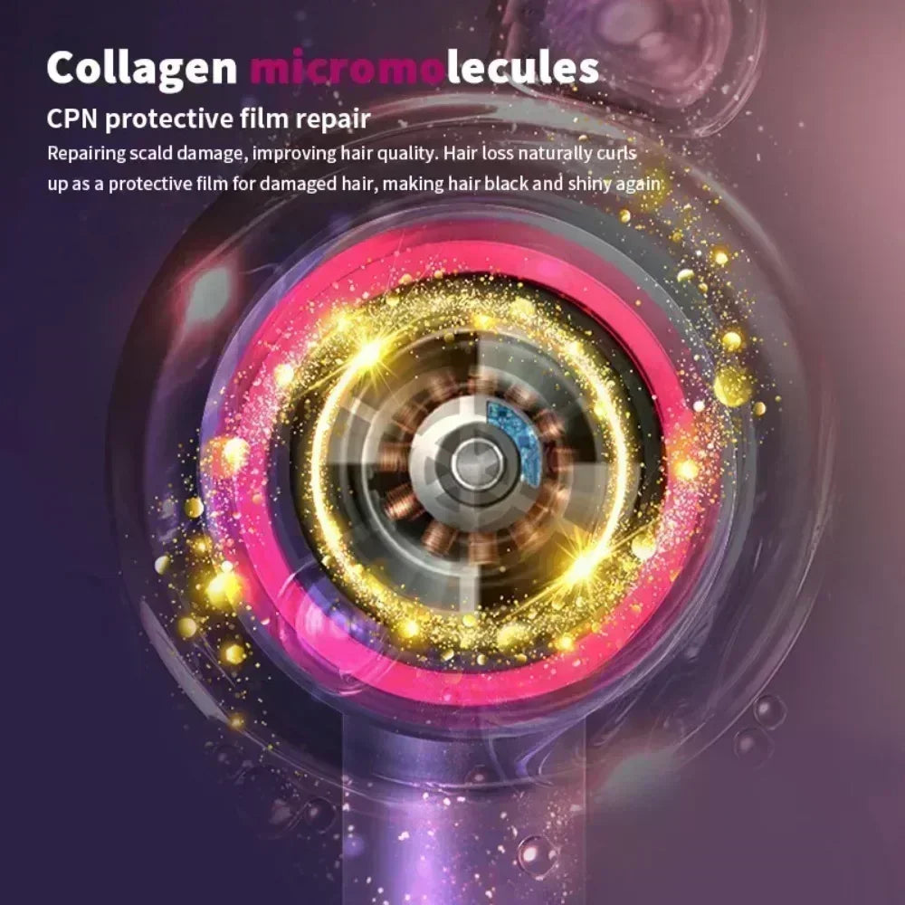 Ionic Hair Dryer with Hot and Cold Air Functionality – Lightweight 5 in 1 Professional Styling Tool for Easy Blowouts