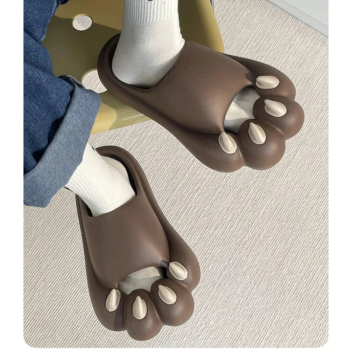 Cute Tiger Paw Slippers