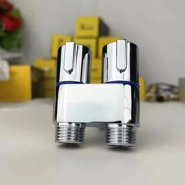 Hygienic Shower for Bathroom Toilet Bidet Shower Head Double Outlet Angle Valve of Bathroom Accessories Bidet Toilet Seat